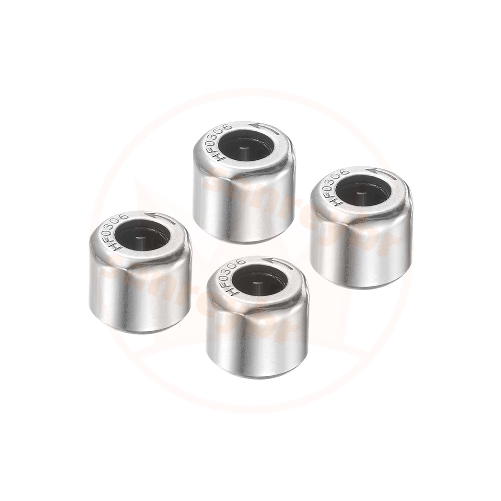 Kit 4 Rolamentos Hf0306 Kf Catraca De Agulhas Ø3xø6.5x6mm