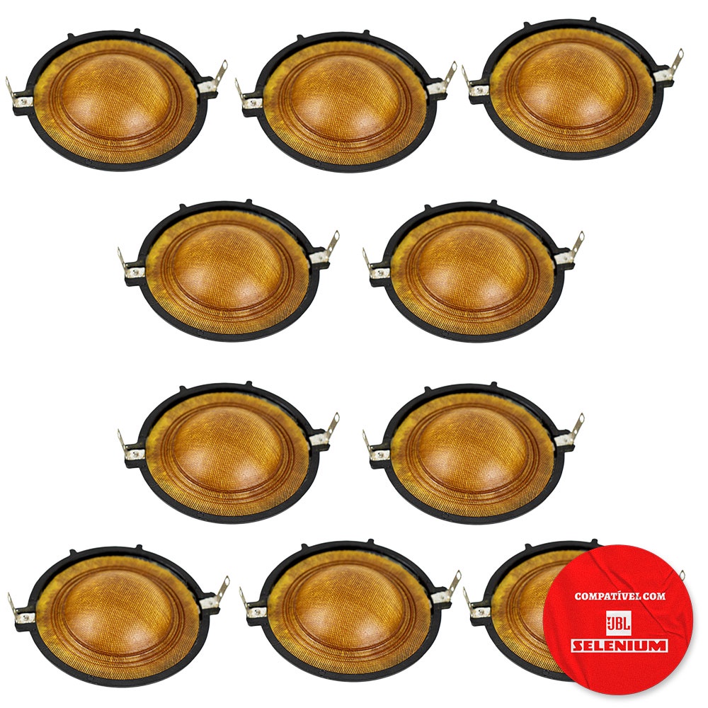 10x Reparo Driver Compatível JBL Selenium D 200 Corneta 8 Ohms Qsd 20 100w em Oferta na Shopee