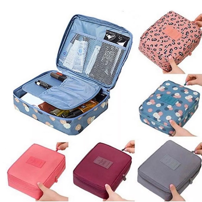 Bolsa Necessaire Organizadora de Maquiagem Para Viagem