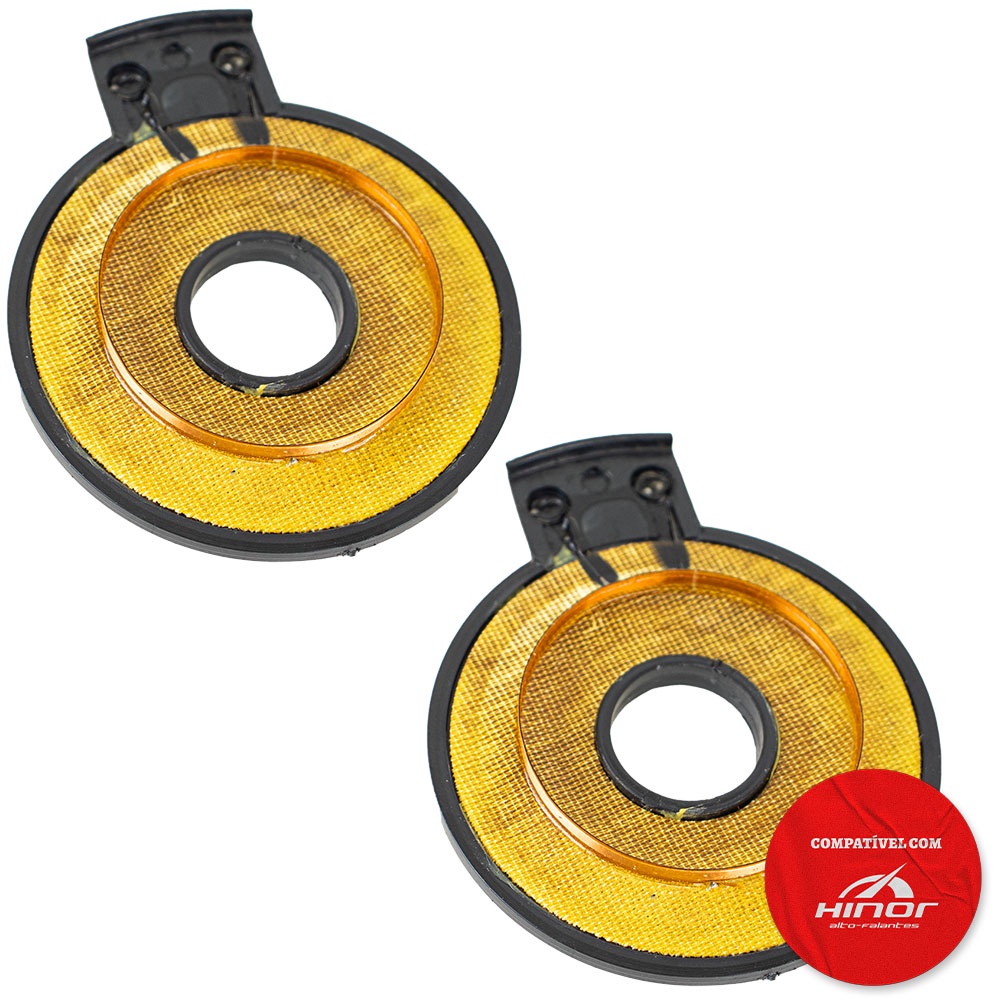 2x Reparo Driver Hi 300 Tweeter 8 Ohms 100w Hi 320 Hinor em Oferta na Shopee