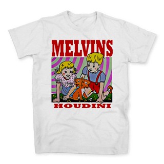 Camiseta Algodao Melvins Houdini Banda de Grunge Rock Unissex