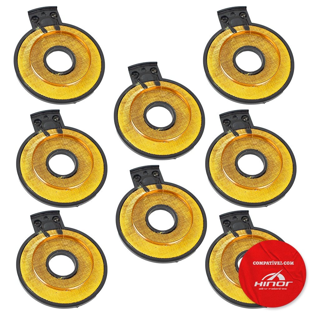 8x Reparo Driver Hi 300 Tweeter 8 Ohms 100w Hi 320 Hinor em Oferta na Shopee