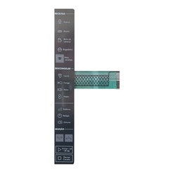 Membrana Teclado para Microondas Brastemp Bms 45CR Espelhada