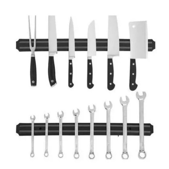 Barra Magnética Imã Facas Cozinha Churrasqueira 33/55cm