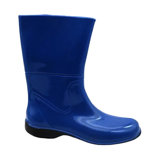Galocha Pat Cano Médio Rca Azul Borracha Chuva Infantil 2022