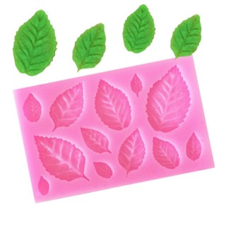 Molde De Silicone Folhas Para Confeitaria/biscuit