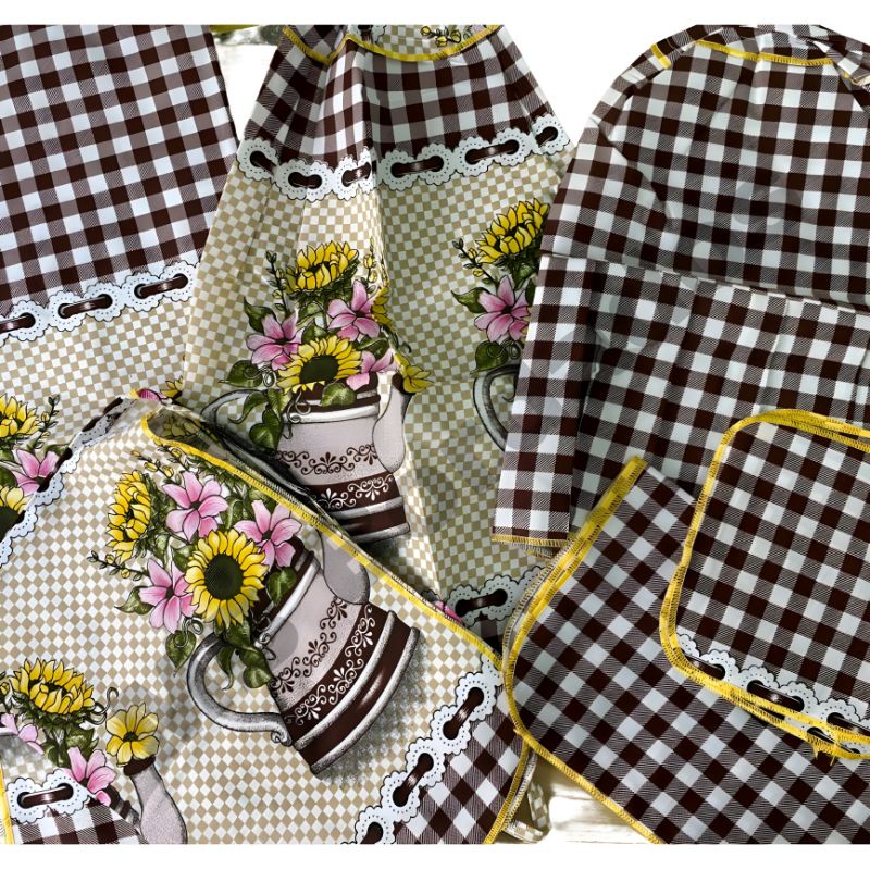 Jogo De Cozinha Kit com 10 peças Estampadas - Realeza em Oferta na Shopee