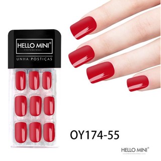 Unhas Postiças Autocolantes Hello Mini c/ 24 Pçs