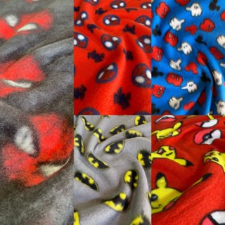Tecido Soft Infantil 100% Poliéster 1,50x0,50cm (meio metro) Personagens Pijama Infantil