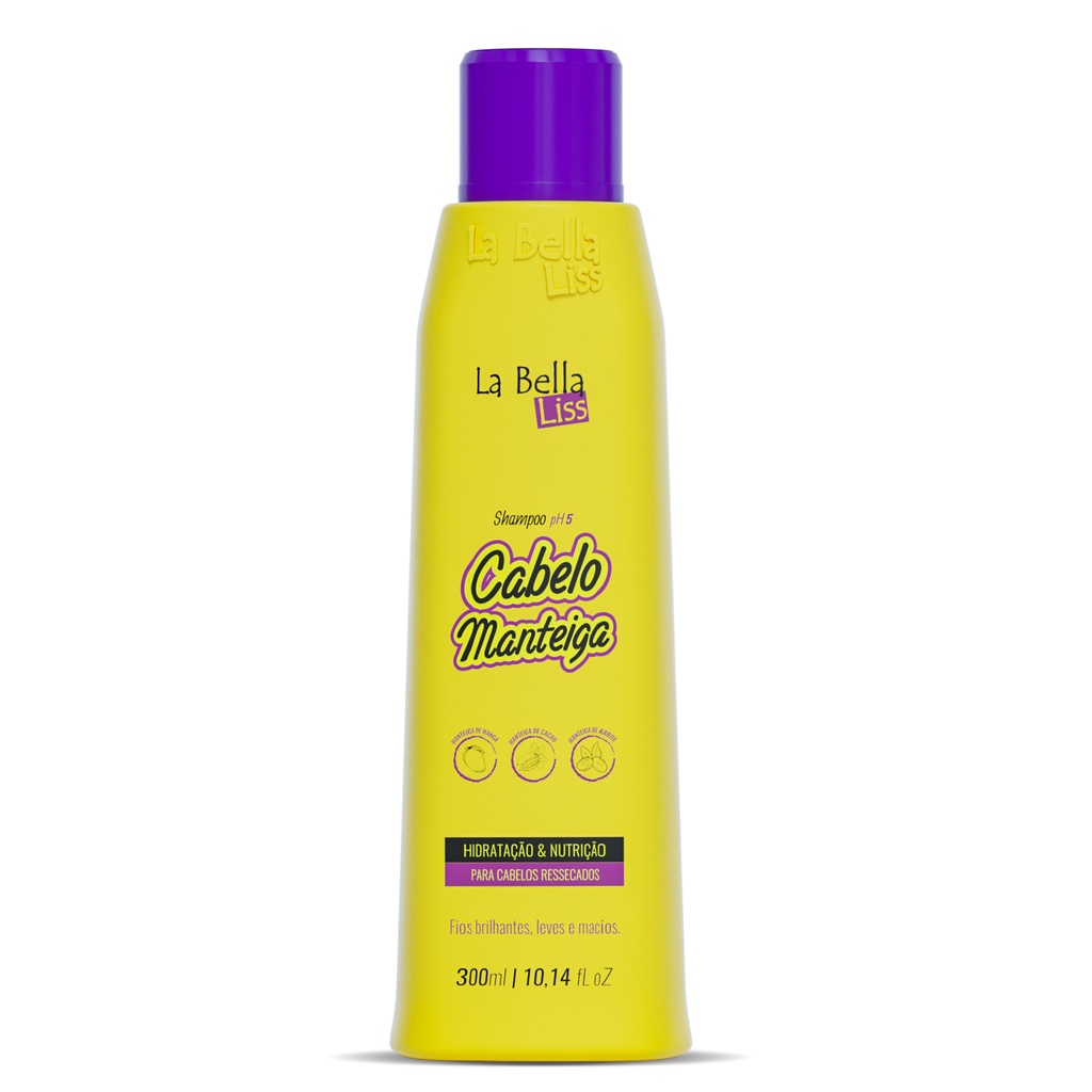 Shampoo - Cabelo Manteiga - La Bella Liss - 300ml