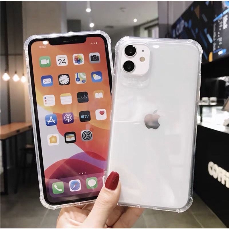 Capa Capinha Case Silicone tpu Anti Impacto Transparente iPhone 6/7/8 Plus Xs XR 11 Pro Max 12 13 Pro max 14 Plus em Oferta na Shopee