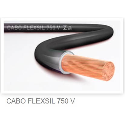 Cabo Flexível 16mm Sil Fios - Antichama cortado por metro 750v - Azul / Verde /  Preto