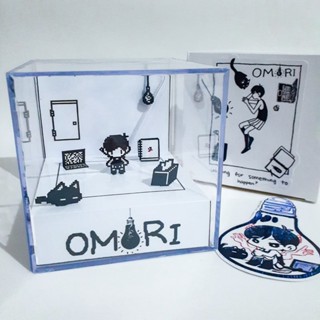 Diorama Omori White Space Cubo de Acrílico 9cm