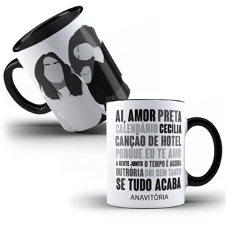 Caneca Personalizada Duo AnaVitória Músicas O Tempo É Agora em Oferta na Shopee