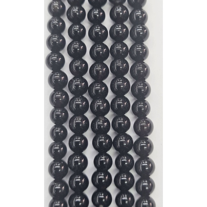 Contas De Pedra Natural Onix 4 Mm / Fio