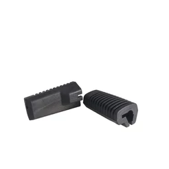Par Borracha Estribo Pedal Apoio Factor 150/Fazer 150