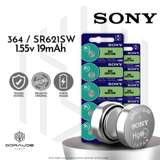 05un. Bateria de relógio 364 Sr621sw (ORIGINAL SONY)
