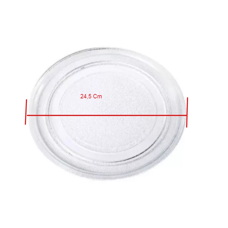 Prato de Microondas Brastemp Bms20ar Bmw20 24 Cm Liso