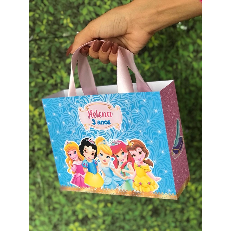 Sacolinhas Personalizadas Lembrancinhas - Princesas Disney Baby