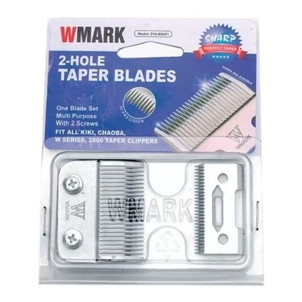 Lamina Wmark Taper Profissional Prata Dourada Aco Maquinas D16 Gold Metal
