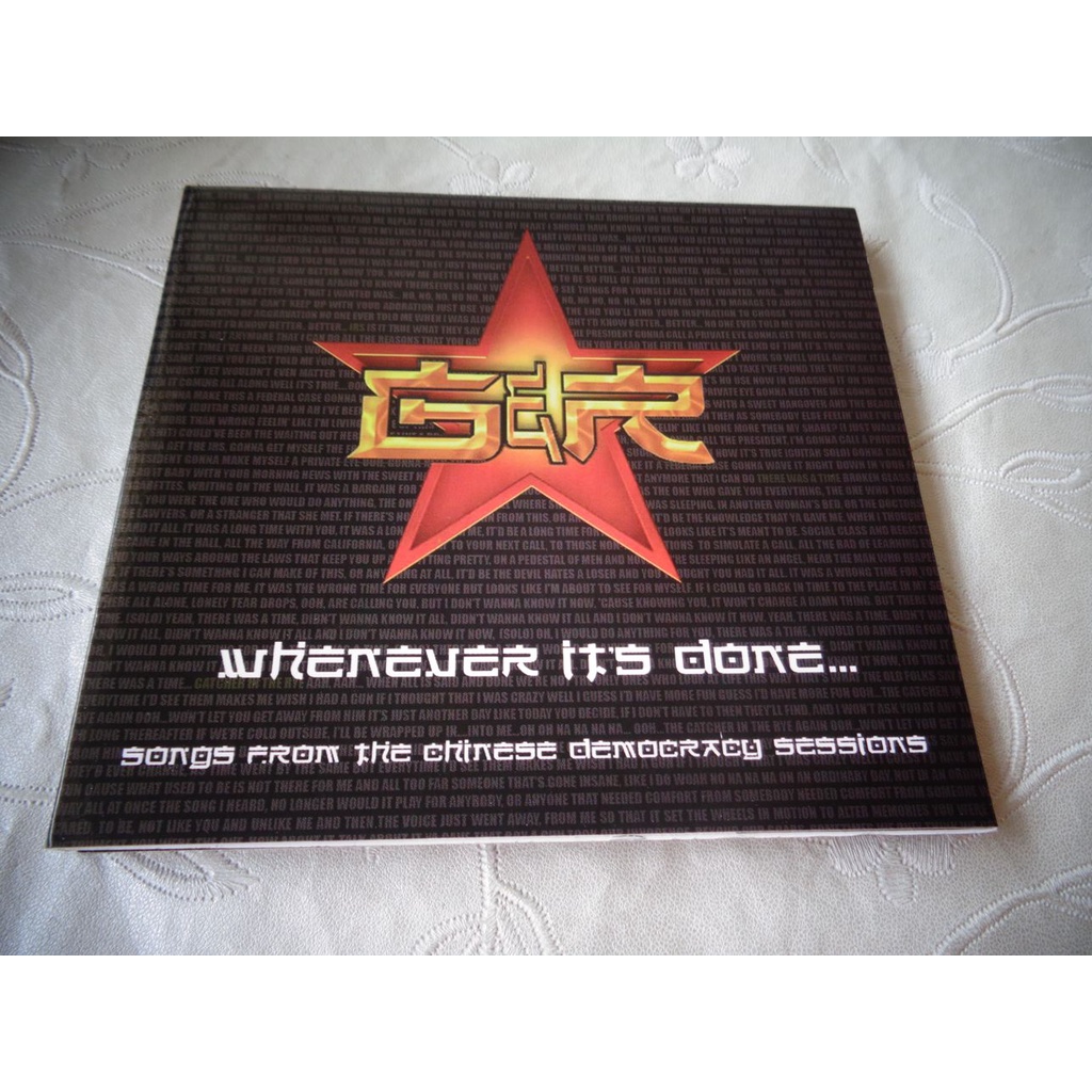 CD GUNS 'N' ROSES - WHENEVER ITS DONE