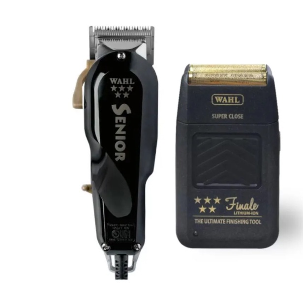 Kit Máquina de Corte Sênior Black Com Fio 110v + Wahl Shaver Finale Bivolt Kit Máquina de Corte Sênior Black Com Fio 110v + Wahl Shaver Finale Bivolt Kit Máquina de Corte Sênior Black Com Fio 110v + Wahl Shaver Finale Bivolt