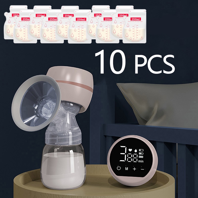 bomba tira leite elétrica Bomba integrada silenciosa  Massageador Portátil Amamentação Sem Dor alta potência de sucção