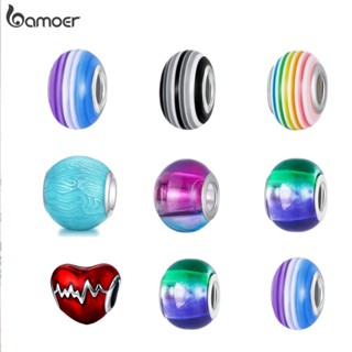 Bamoer Bead Pingente De Septal Arco-Íris Para Pulseira DIY Colar Acessórios
