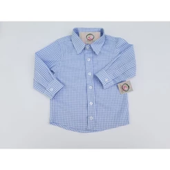 Camisa manga longa xadrez infantil