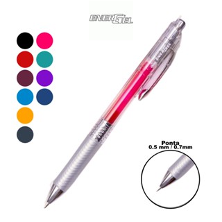 Caneta Gel PENTEL Energel Infree Retrátil 0,5mm / 0,7mm