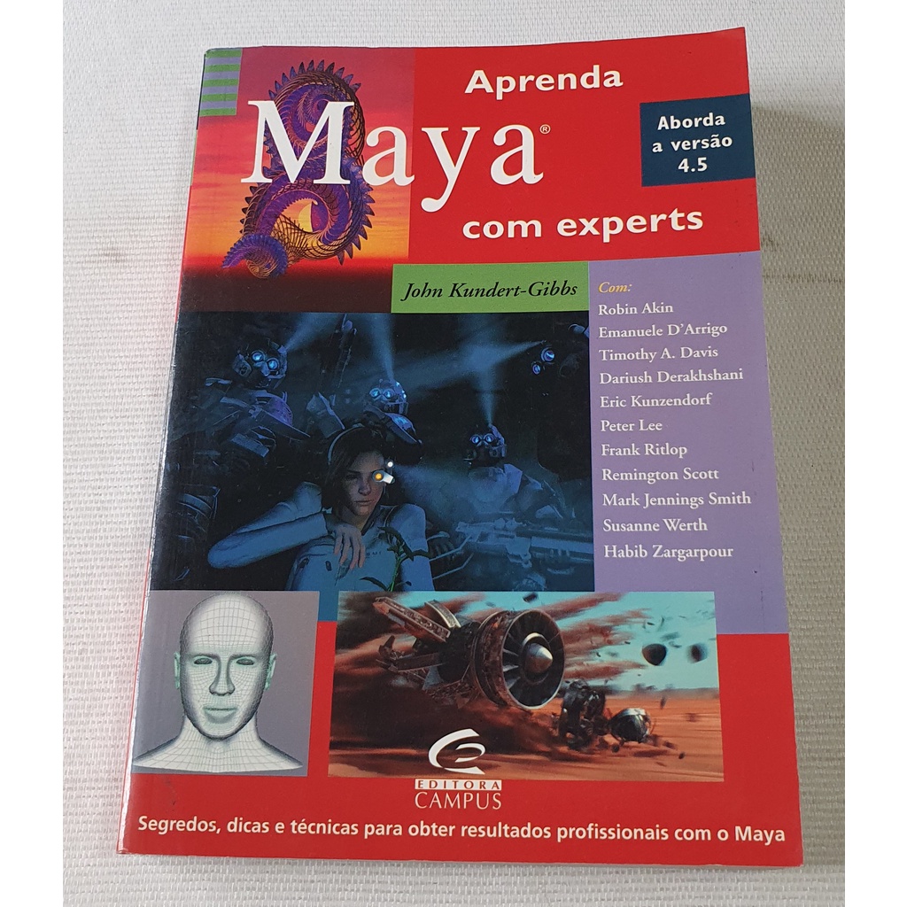 Livro Aprenda Maya com Experts com CD ( sem teste ) - John Kundert Gibbs - L7241