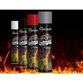 Tinta em Spray alta temperatura 400ML Radcolor - Diversas Cores em Oferta na Shopee