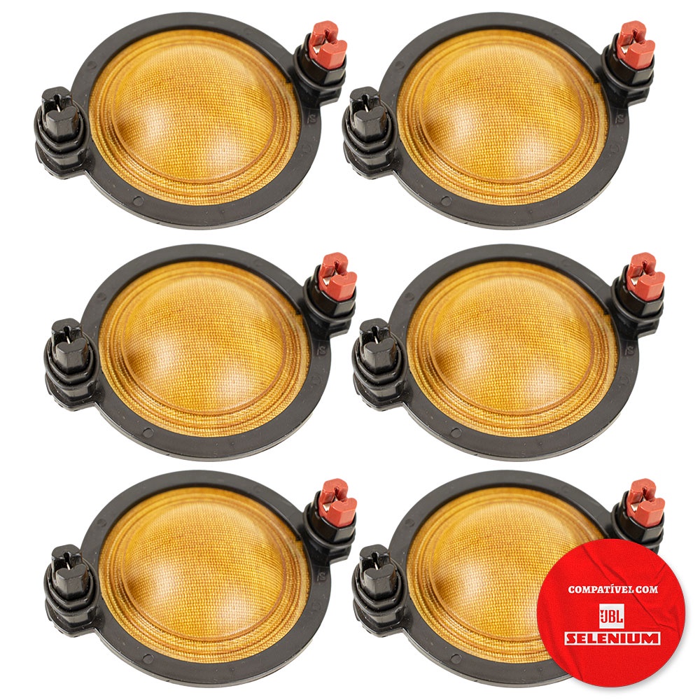 6x Reparo Driver Para Jbl Selenium D250x Corneta 8 Ohms 100w D-250x em Oferta na Shopee