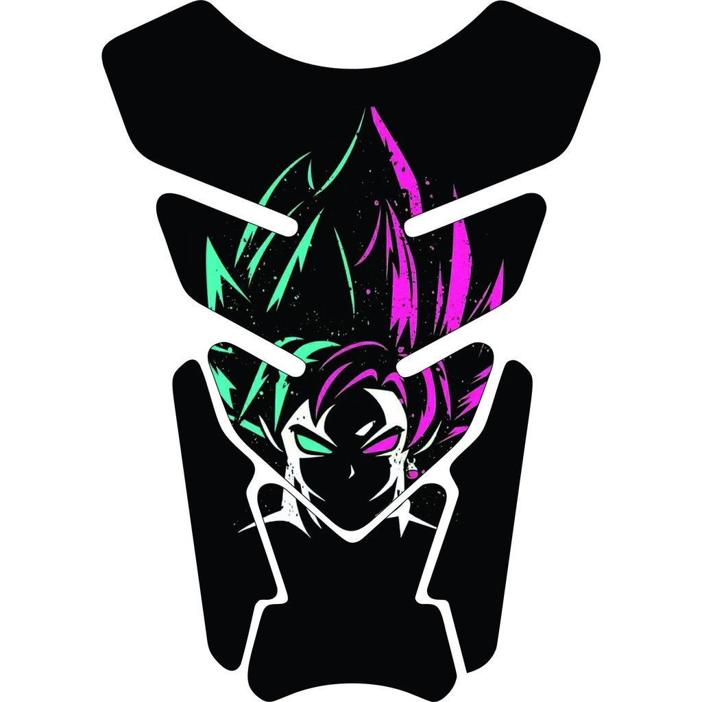 Protetor De Tanque Moto Resinado Tank Dr4g0n B4ll Z GOku Varios Modelos