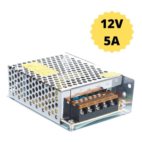 Fonte chaveada 5A 12v Câmera De Segurança, fita led, para som automotivos mini fonte comeia mini