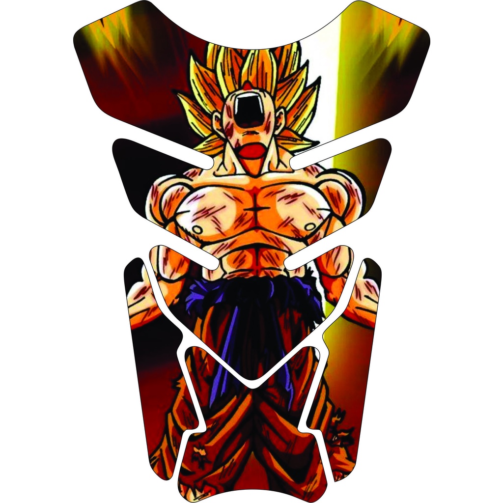 Protetor De Tanque Moto Resinado Tankpad Dr4g0n B4ll Z GOku Varios Modelos