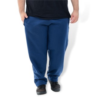 Calça Moletom Masculina Plus Size Com Bolso
