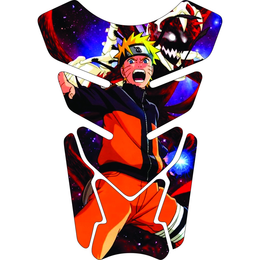 Protetor De Tanque Moto Resinado Tankpad Universal Naruto vários modelos