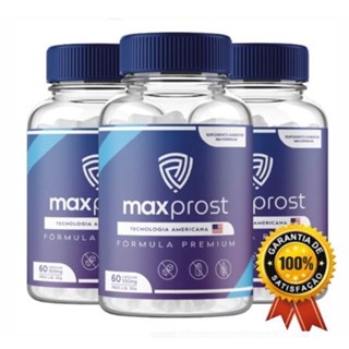 3 Max Prost Suplemento Alimentar para Auxiliar na Redução da Próstata 180 Cápsulas - Original