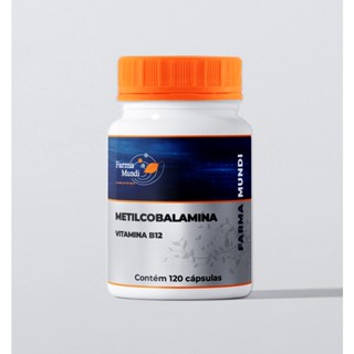 Metilcobalamina (Vitamina B12) 1000mcg 120 Cápsulas