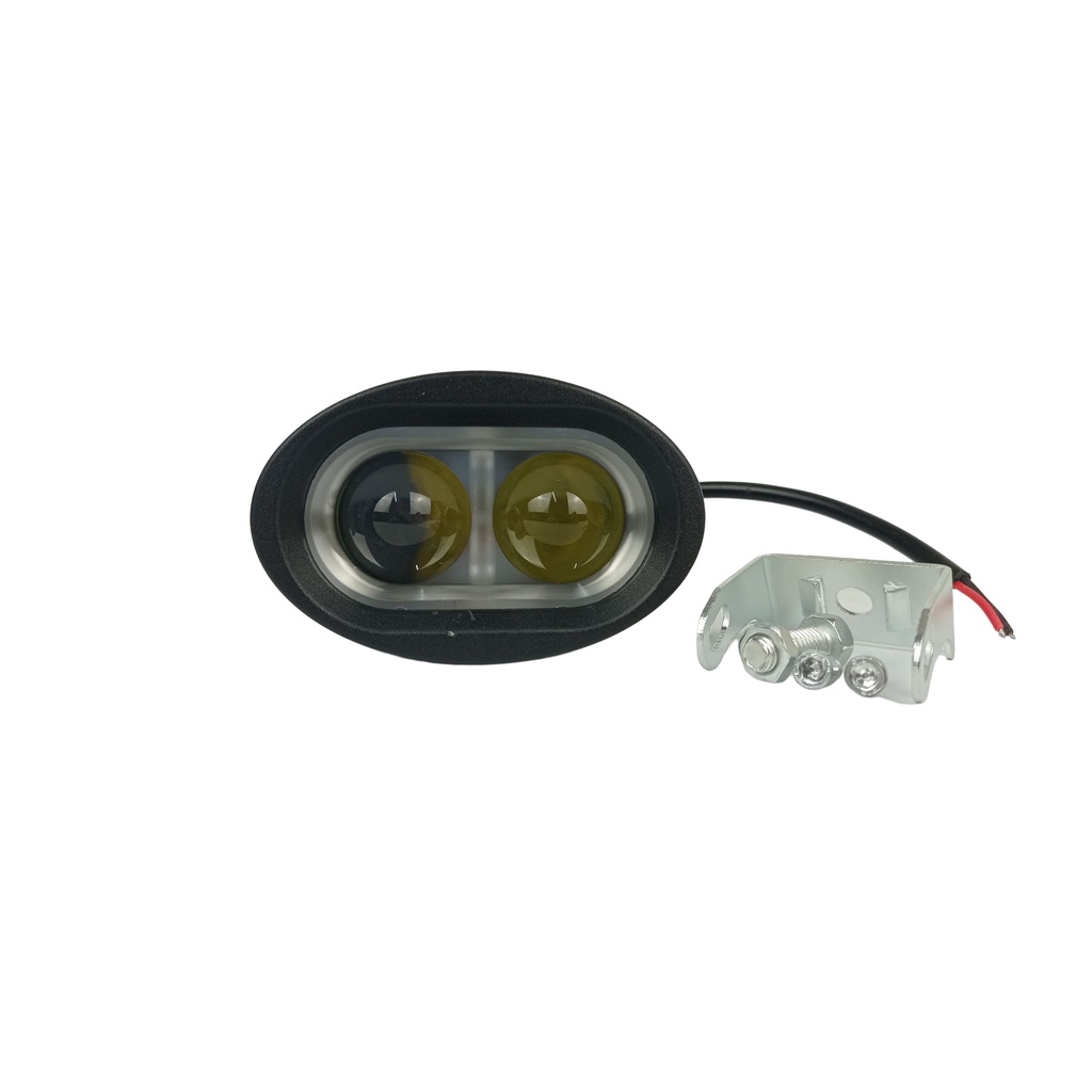 Milha universal Spot Bifocal 1900 lumens Segurança 20 Watts Empilhadeira Caminhonete Trator