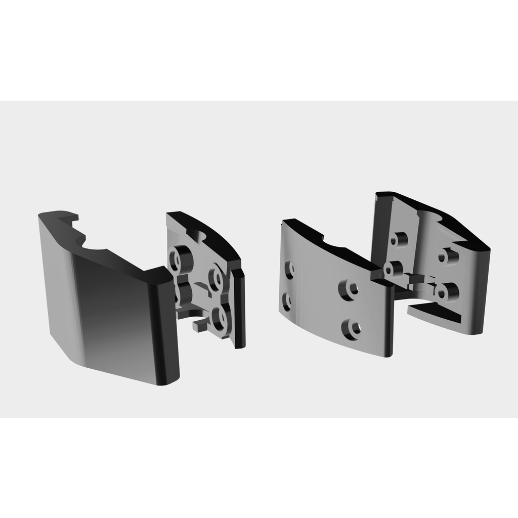 Kit 2 Lados Peça Dobradiça Reposição Fone Logitech G430 G930 F540 G230 G332 impresso 3D