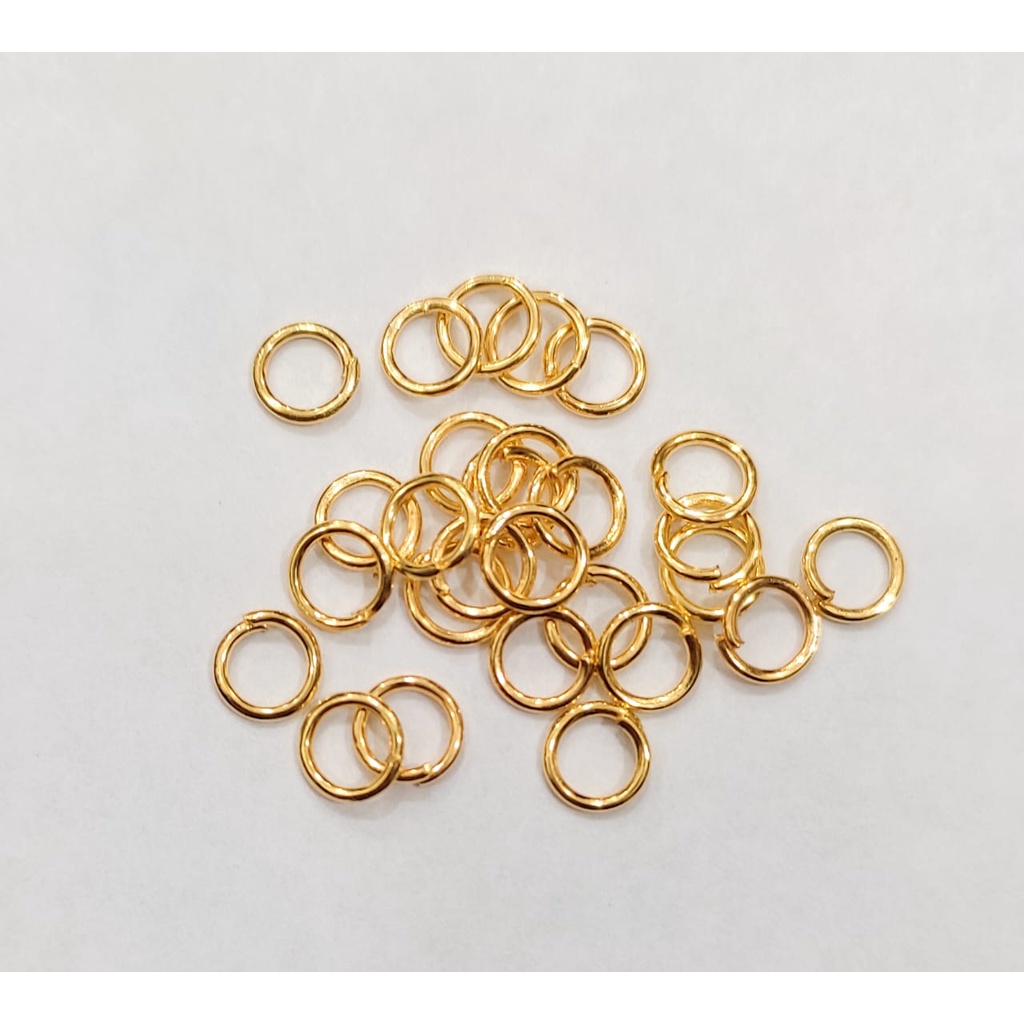 Argola Elo Metal 40g 4mm 5mm 6mm 8mm 10mm Dourada Níquel Bijuterias Artesanato Pingentes Chaveiro