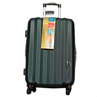 Mala de viagem despacho 15kg zíper e cadeado Material  abs com rodinhas 360° envio do brasil melhor montagem do shopee em Oferta na Shopee