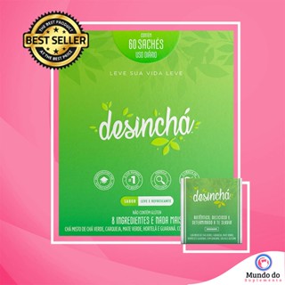 Desincha 100% Original 60 Sachês - Desincha
