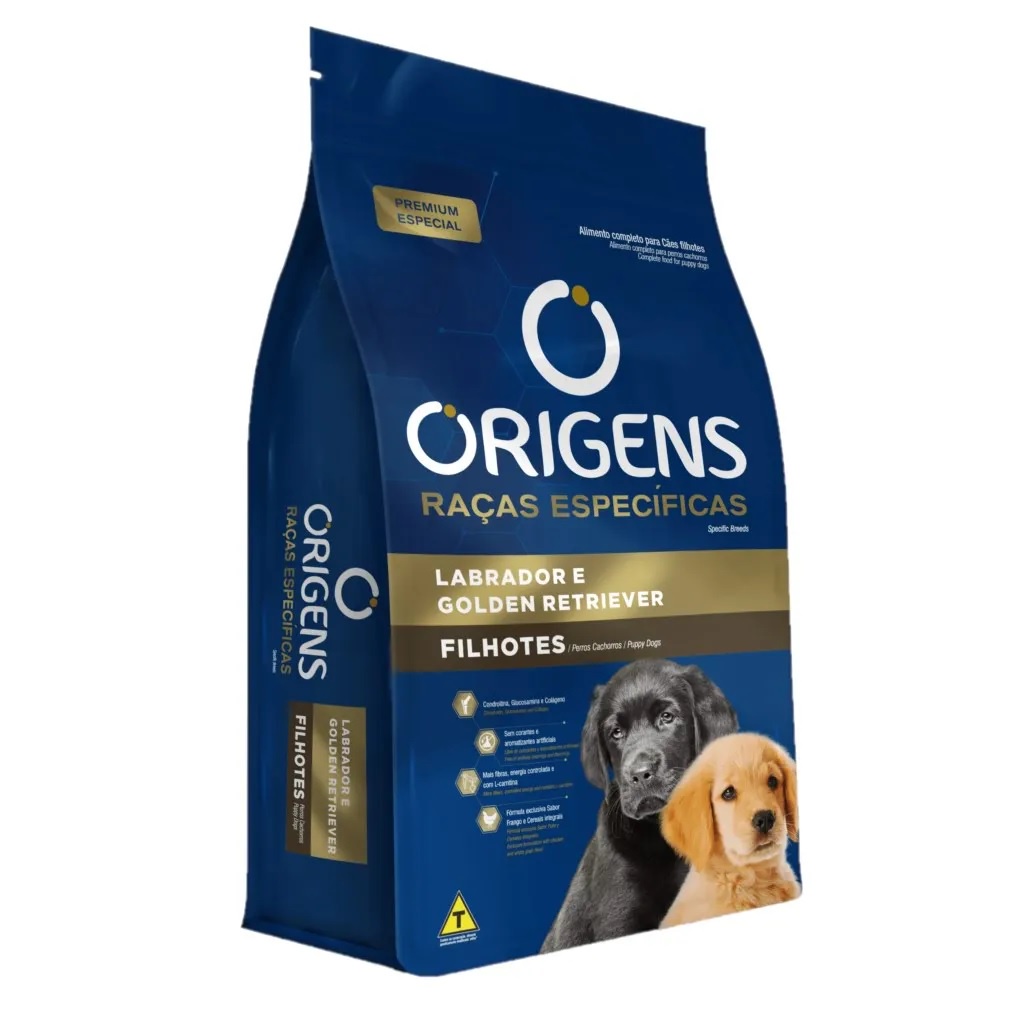 Ração Seca Origens Premium Especial Raças Específicas para Cães Adultos das Raças Pit Bull e Rottweiler 15Kg