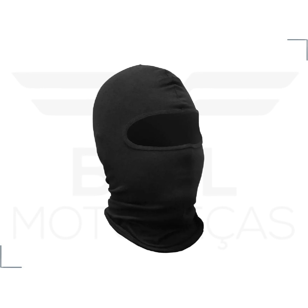 Touca Ninja Preta Toca Balaclava Mascara Paintball Airsoft Militar Tática