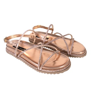 Sandalia Feminina Papete Lançamento Varias Cores Metalizado Rose/Preta/Branca em Oferta na Shopee