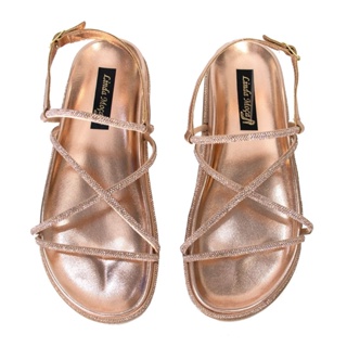 Sandalia Feminina Papete Linda Moça Com Strass em Oferta na Shopee