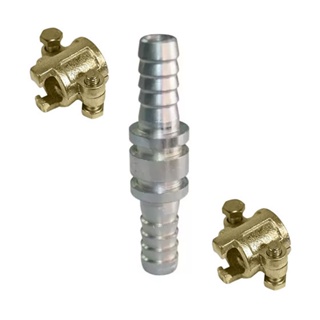 Kit Espigao p/ Mangueira Alta Pressão Emenda Mangueira c/ Abracadeira 1/2 em Oferta na Shopee